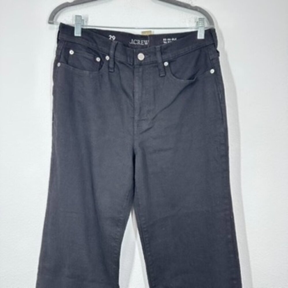 NWT J. Crew Black Flare & Wide Leg Jeans - Picture 2 of 15